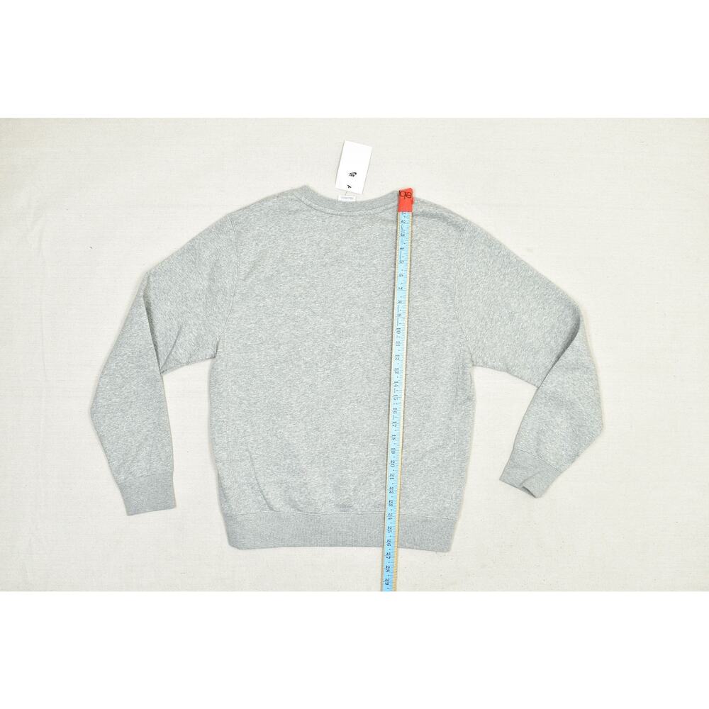 NEW Nike Sportswear Fleece Grey Heather Crewneck Sweatshirt Size S BV2662-063 - Picture 8 of 8